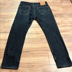 Levi's 505 Men's Dark Blue Straight Jeans